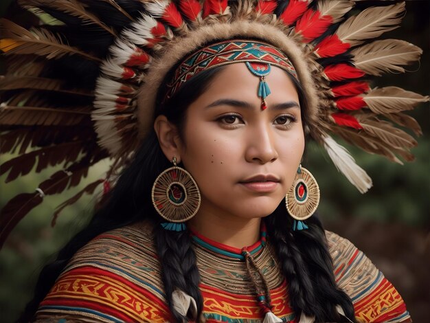 Arte tribal hispânica vibrante, uma fusão de cultura e tradição