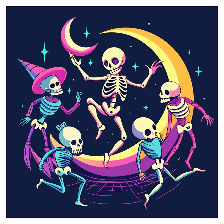 Arte vectorial clásico y moderno de Halloween