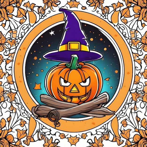 Arte vetorial com tema de Halloween para design de camisetas de uma geração