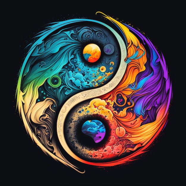 Foto el arte del yin yang fondos de pantalla