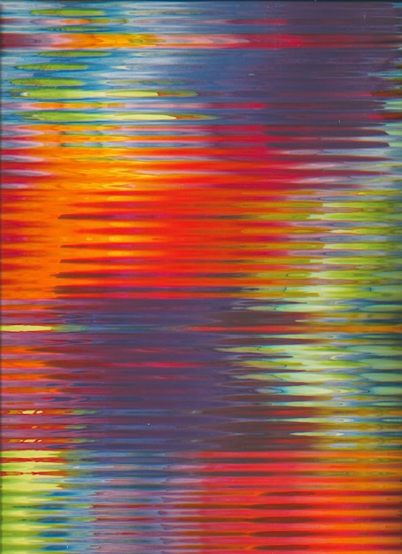 Artefactos de color textura glitch arte interferencia de señal azul brillante naranja rojo verde púrpura vibración