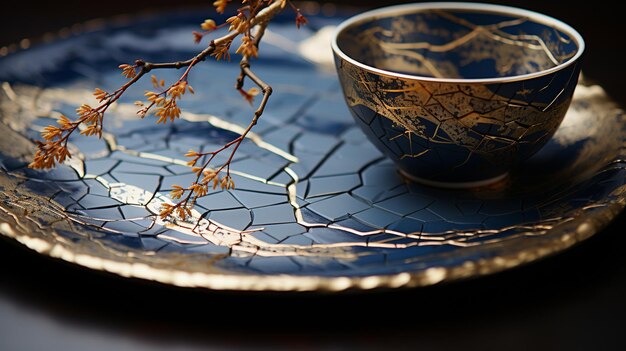 Foto las artes de kintsugi