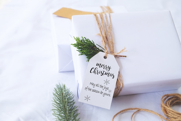 Foto artesanato e caixas de presente de presentes de natal artesanais