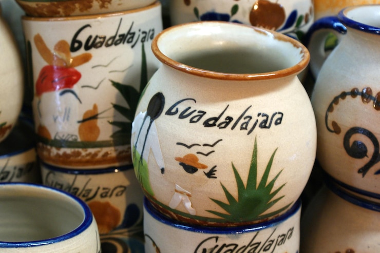 Foto artesanias jarritos de guadalajara