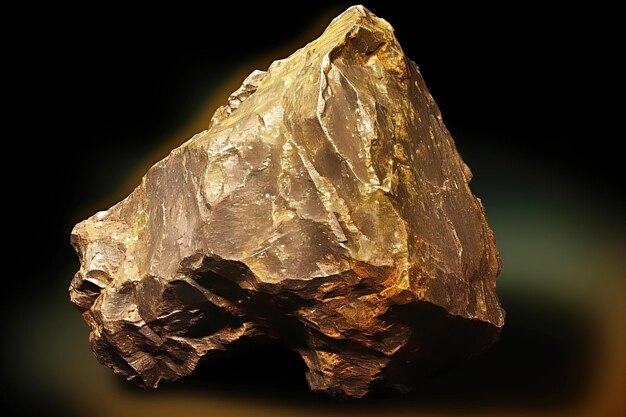 Arthurite é uma pedra natural preciosa rara em um fundo preto gerado por IA mockup de bandeira de cabeçalho
