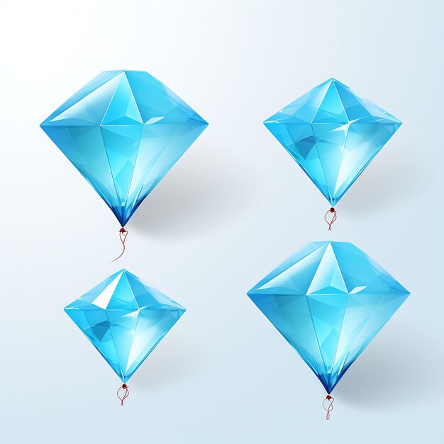 Foto artículo de juego cometa artículo de diseño aireado cometa de diamante juguete al aire libre artículo de juguete sky blue idea de colección de ilustraciones