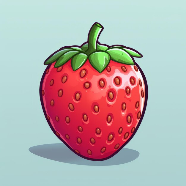 Artículo de juego de estilo Strawberry Pixel Art 8bit