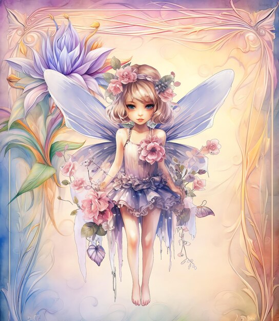 Artigo digital do Fairy Fantasy Junk Journal