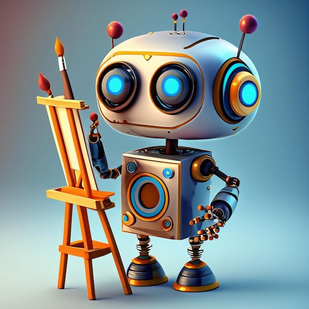 Un artista robot