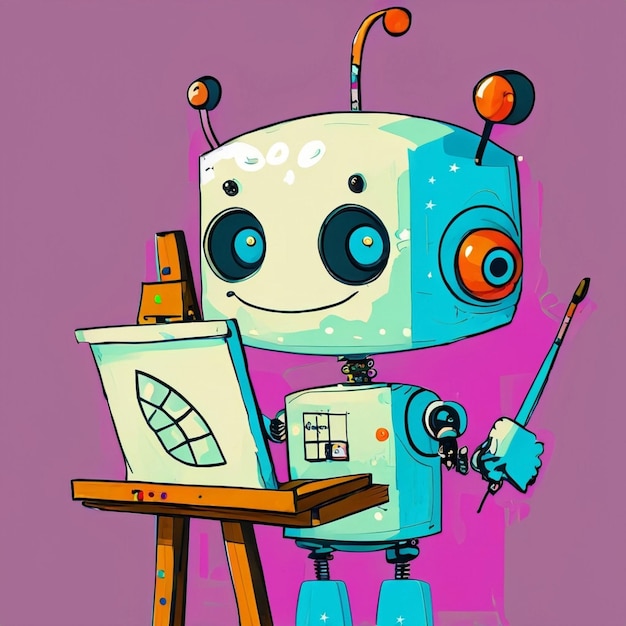 Un artista robot