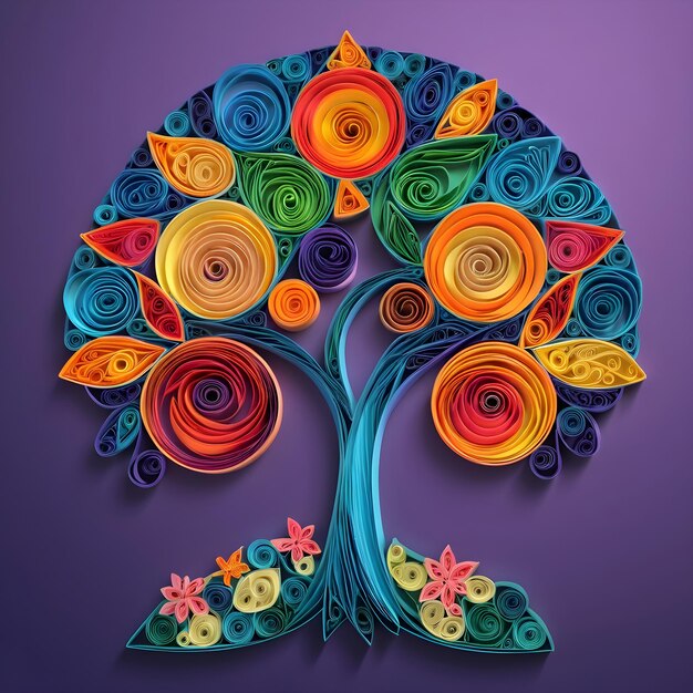 árvore da vida quilling