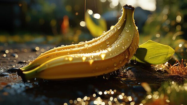 Foto Árvore de banana uhd papel de parede