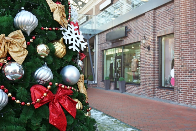 Árvore de natal em shopping