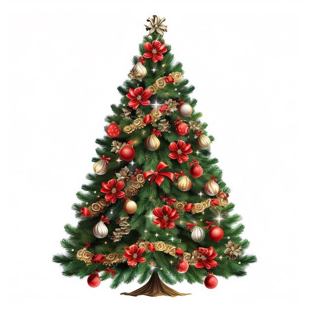 árvore de Natal realista