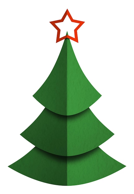 árvore de natal verde