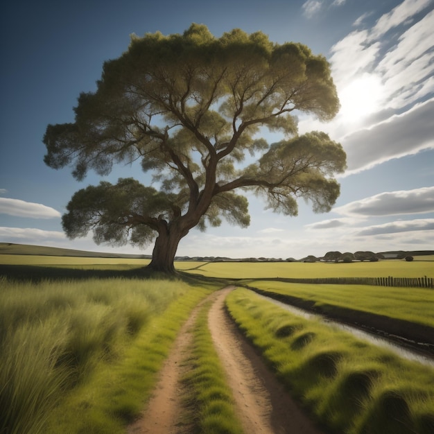 Foto Árvore no campo