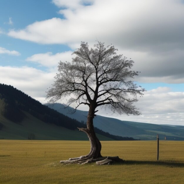 Foto Árvore solitária