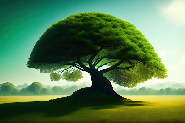 árvore verde