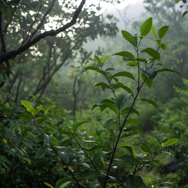 árvores na floresta