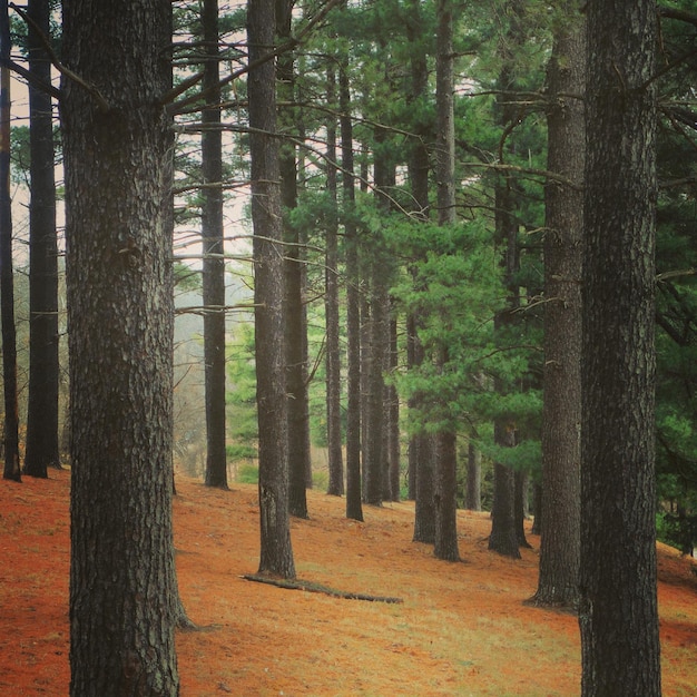 Foto Árvores na floresta