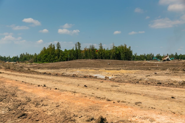 Foto Árvores no campo contra o céu