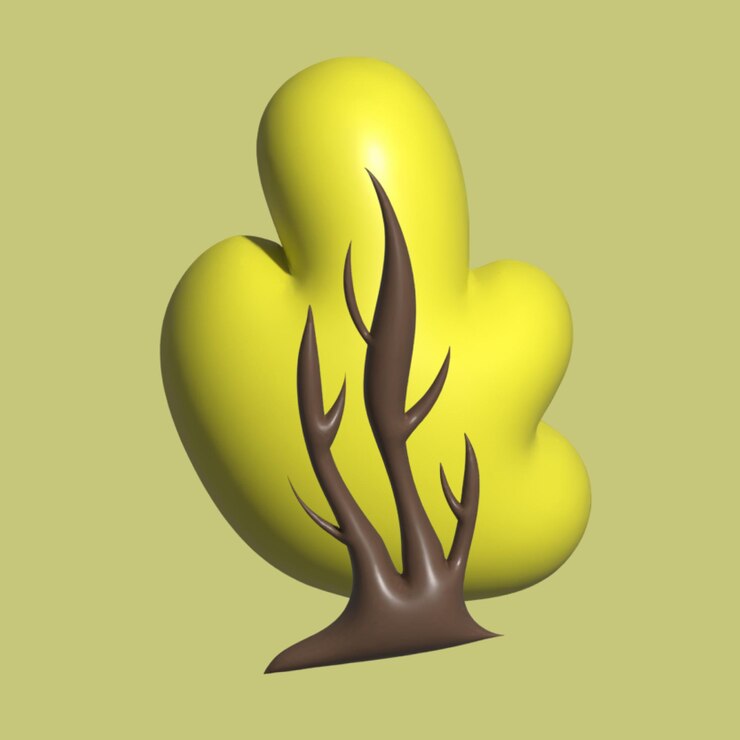 Foto árvores renderização 3d para a natureza ecologia ambiente dia evento folhagem da planta verde