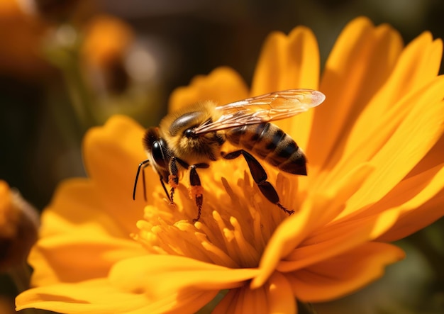 As abelhas são insetos alados intimamente relacionados com vespas e formigas