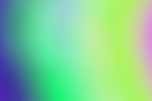 As cores abstratas pulverizam o fundo gradiente verde do design gráfico com roxo azul e verde