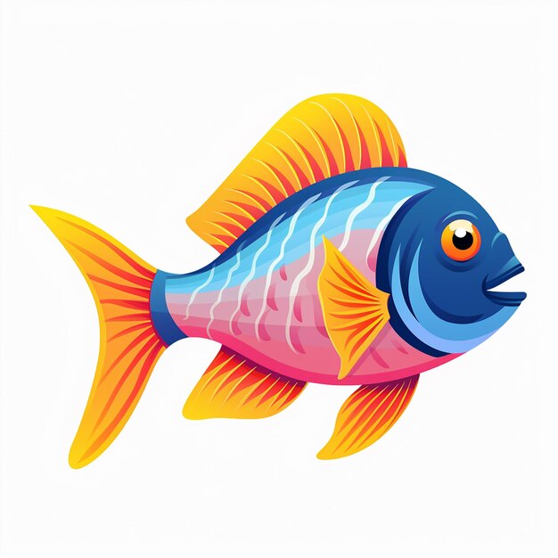 Foto as cores do peixe coy são vermelho, branco, disco, pleco, amarelo, vermelho, nano.