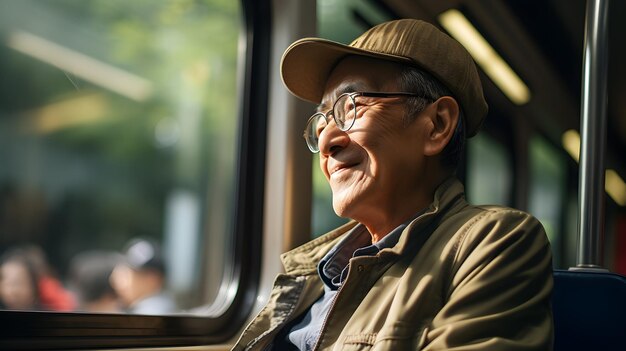 Foto as experiências de indivíduos mais velhos que retratam a sua resiliência e as suas interações únicas com