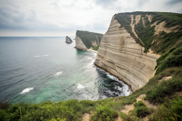 As falésias de Etretat Normandia França Europa