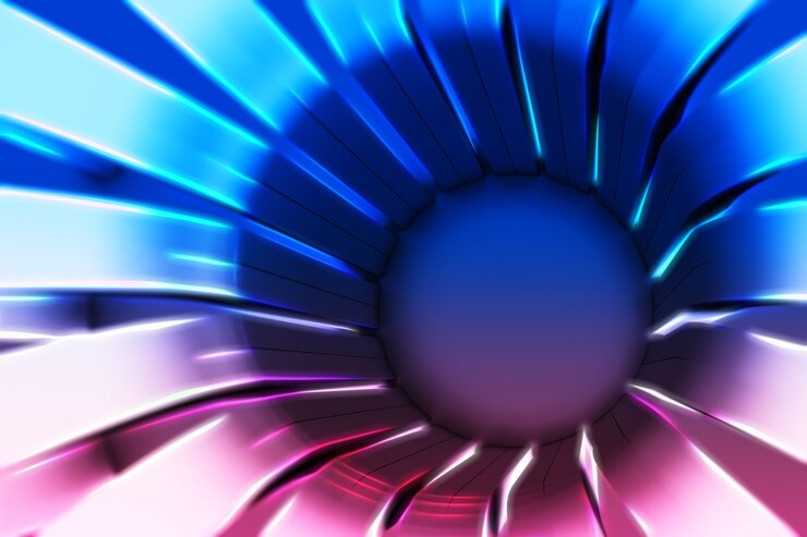 Foto as formas 3d rosa e roxas abstraem o fundo de renderização