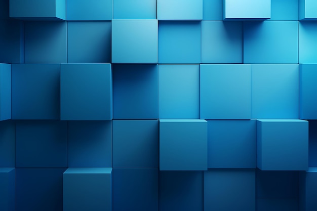 Foto as formas azuis do fundo do papel de parede simples