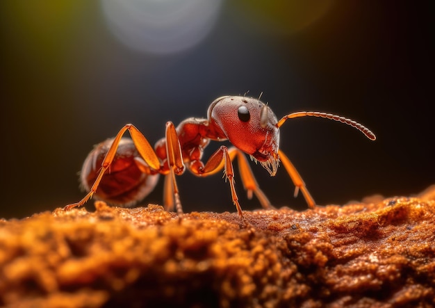 As formigas são insetos eussociais da família Formicidae