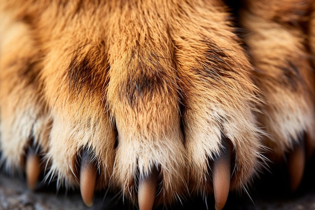 Foto as garras de um gato são afiadas