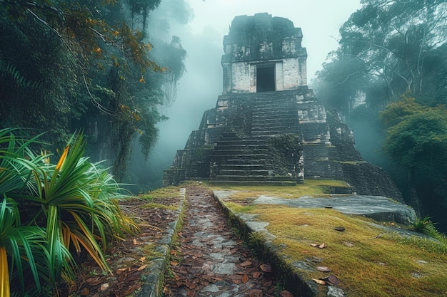 As maravilhas da antiga civilização maia e a arquitetura hipnotizante no coração da selva uma viagem visual através da mística da herança pré-colombiana e ruínas monumentais