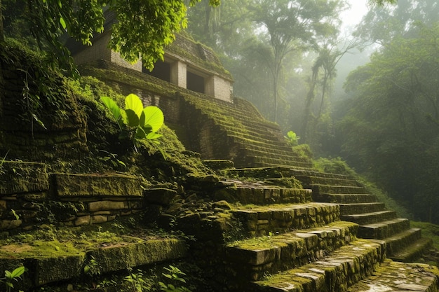 As maravilhas da antiga civilização maia e a arquitetura hipnotizante no coração da selva uma viagem visual através da mística da herança pré-colombiana e ruínas monumentais