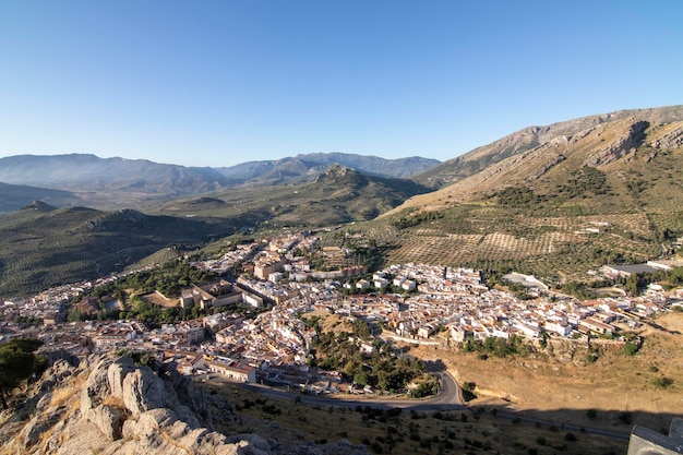 As melhores vistas da cidade de Jaén Espanha Do cume do Cerro de Santa Catalina