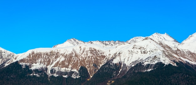 As montanhas do Cáucaso, Krasnaya Polyana, Rosa Hutor, Sochi Rússia