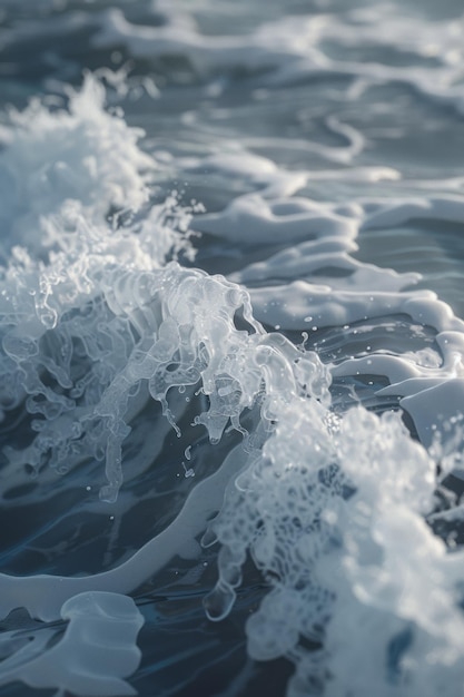 As ondas atravessam o mar