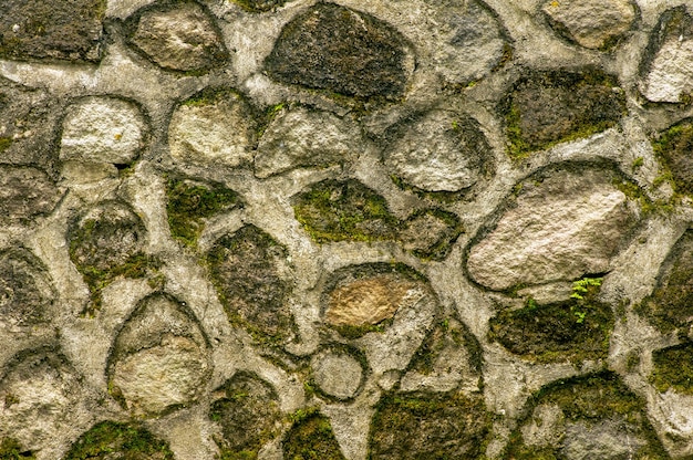 As paredes de pedra naturais para o fundo e o papel de parede
