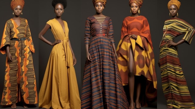 As tendências únicas e intrigantes da moda africana