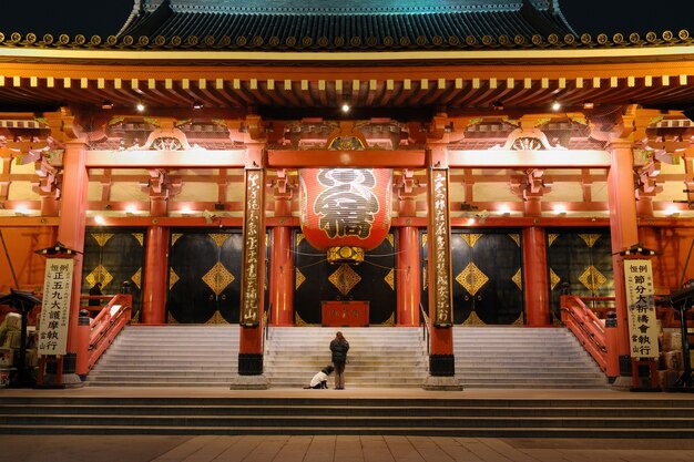 Asakusa Tempel bei Nacht