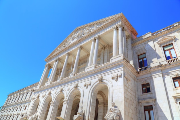 Asamblea del edificio del parlamento de la república lisboa portugal