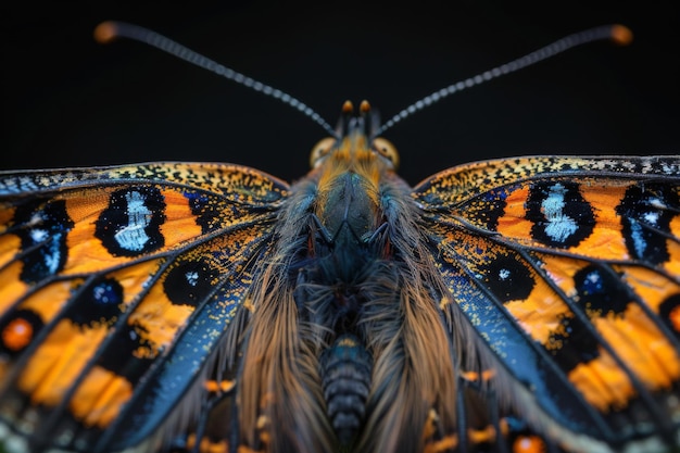 asas de borboleta macro uma visão detalhada