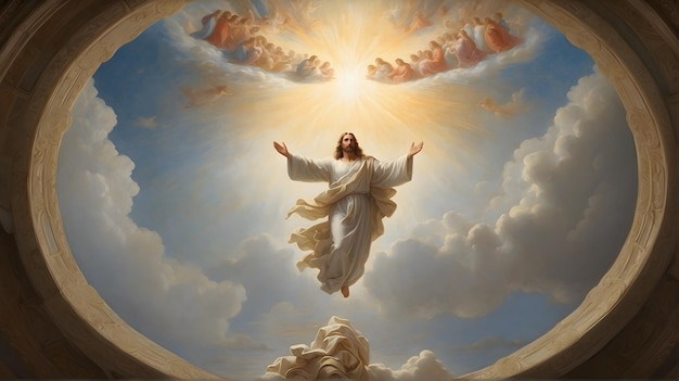 La ascensión de Jesús al cielo
