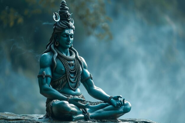 Foto ascensión meditativa generada por la ia del señor shiva39