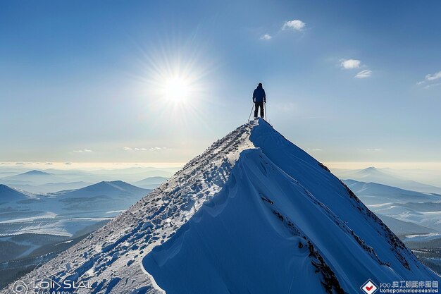 Ascenso alpino foto de SKIING