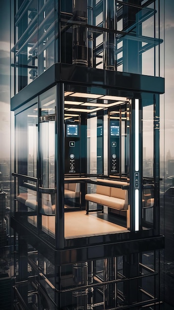 Ascensor en el edificio