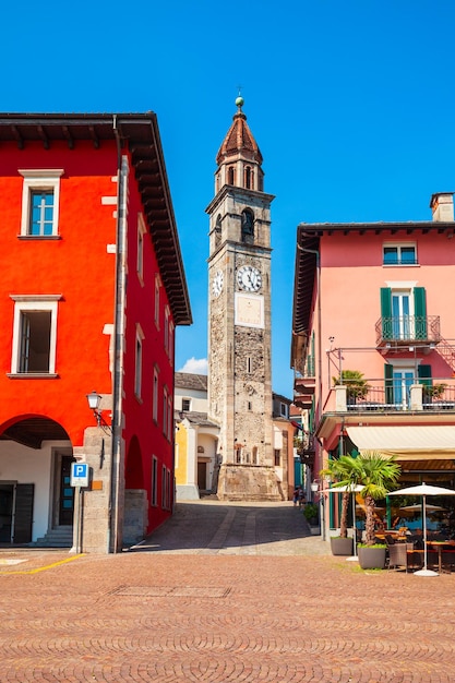 Ascona-Stadt in der Nähe von Locarno Schweiz